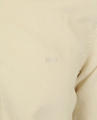 Overhemd corduroy ecru