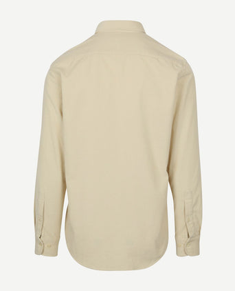 Overhemd corduroy ecru
