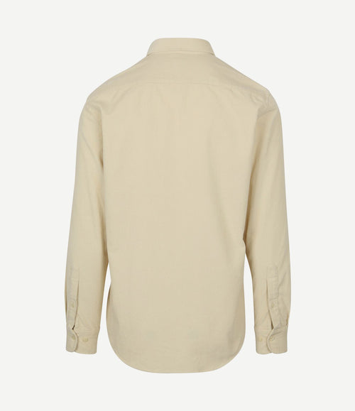 Overhemd corduroy ecru