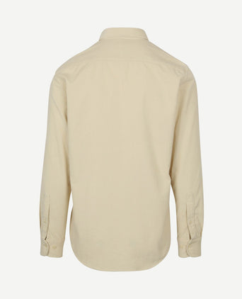 Overhemd corduroy ecru