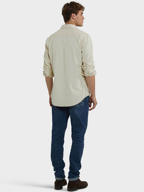 Overhemd corduroy ecru