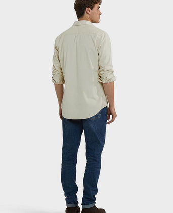 Overhemd corduroy ecru