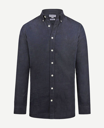 McGregor overhemd corduroy donkerblauw | Regular-fit