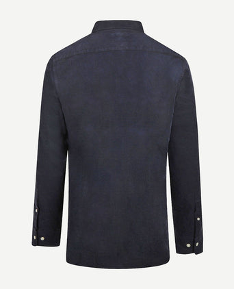 McGregor overhemd corduroy donkerblauw | Regular-fit