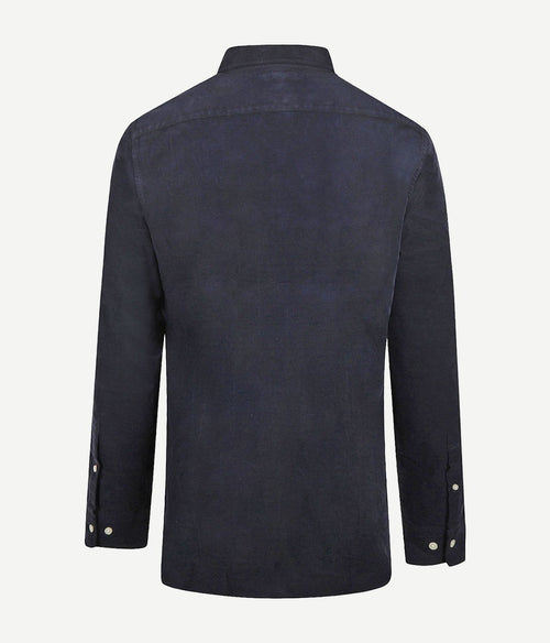McGregor overhemd corduroy donkerblauw | Regular-fit