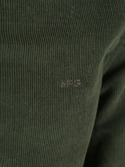 Overhemd corduroy olijfgroen