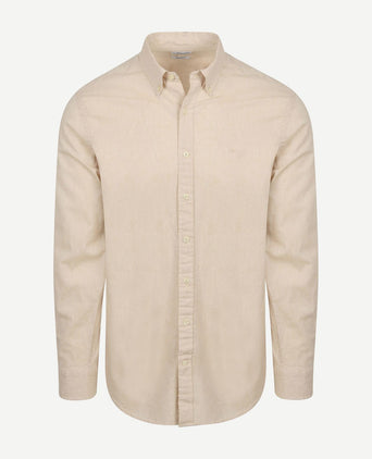 Overhemd cotton linen ecru
