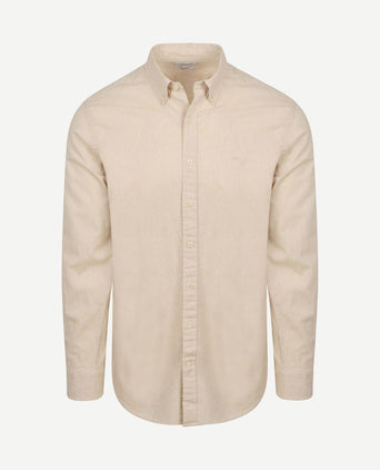 Overhemd cotton linen ecru