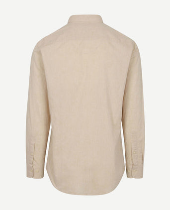 Overhemd cotton linen ecru