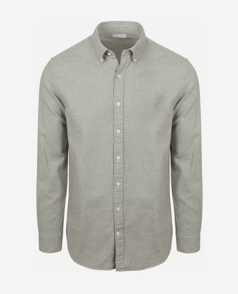 McGregor overhemd flanel melange grijs | Regular-fit