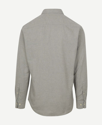 McGregor overhemd flanel melange grijs | Regular-fit