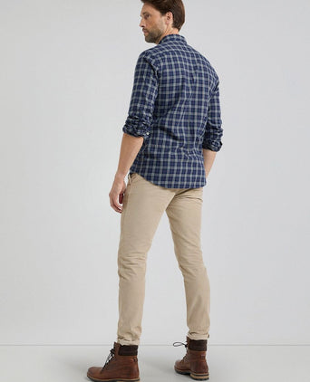 McGregor overhemd flanel ruiten donkerblauw | Regular-fit