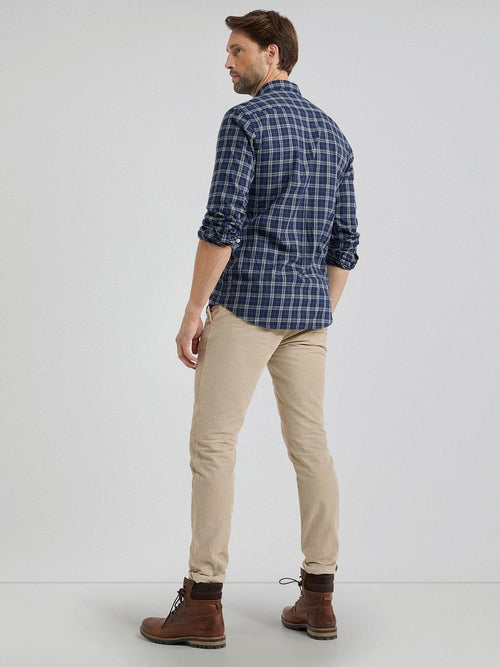 McGregor overhemd flanel ruiten donkerblauw | Regular-fit