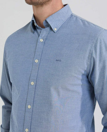 Overhemd Oxford blauw