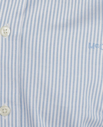 McGregor overhemd Oxford streep lichtblauw | Regular-fit