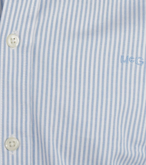 McGregor overhemd Oxford streep lichtblauw | Regular-fit
