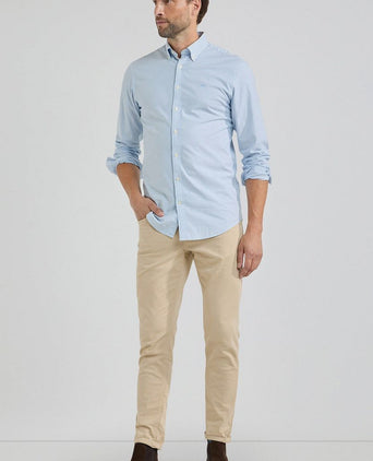 McGregor overhemd Oxford streep lichtblauw | Regular-fit