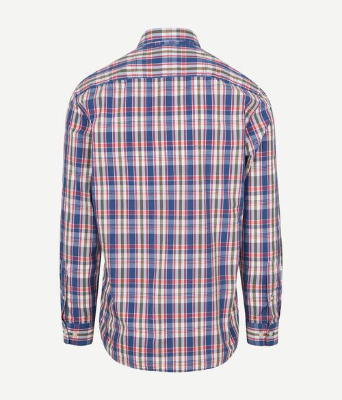 McGregor overhemd poplin ruiten multicolour | Regular-fit