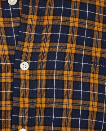 McGregor overhemd ruit geel blauw | Regular-fit