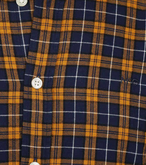 McGregor overhemd ruit geel blauw | Regular-fit
