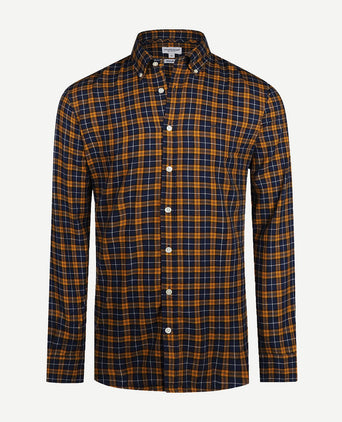 McGregor overhemd ruit geel blauw | Regular-fit