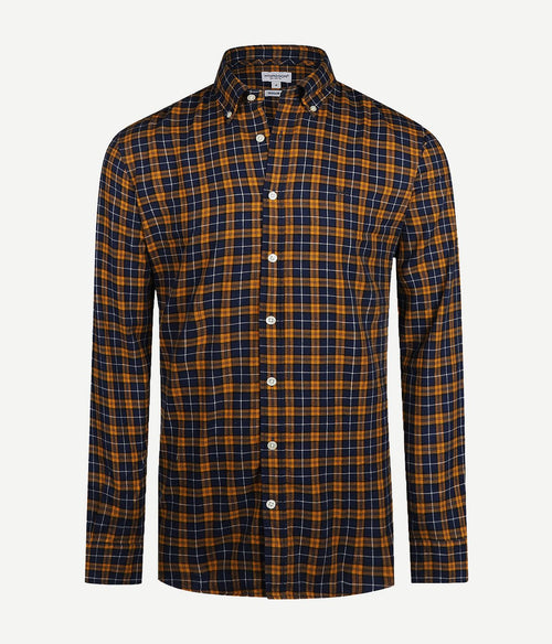 McGregor overhemd ruit geel blauw | Regular-fit