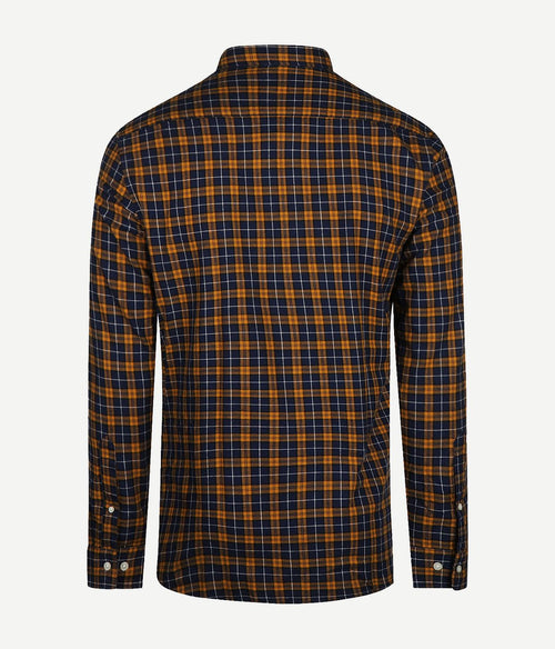McGregor overhemd ruit geel blauw | Regular-fit