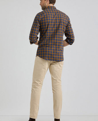 McGregor overhemd ruit geel blauw | Regular-fit