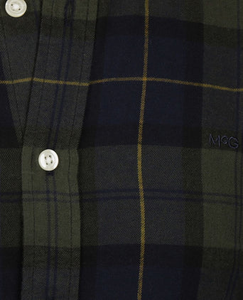 McGregor overhemd ruit groen blauw | Regular-fit