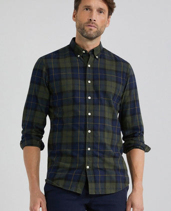 McGregor overhemd ruit groen blauw | Regular-fit
