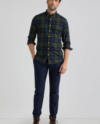 McGregor overhemd ruit groen blauw | Regular-fit