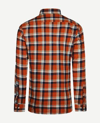 McGregor overhemd ruit oranje | Regular-fit
