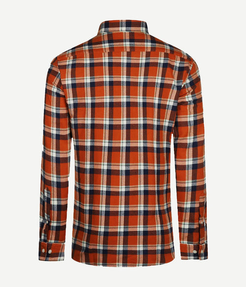 McGregor overhemd ruit oranje | Regular-fit