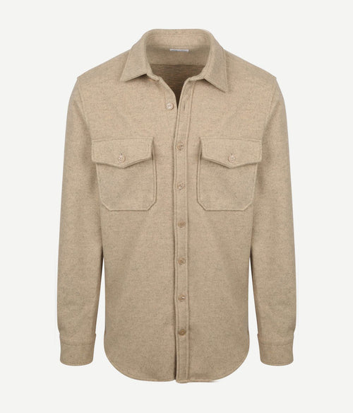 McGregor overshirt beige | Regular-fit