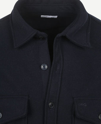Overshirt donkerblauw