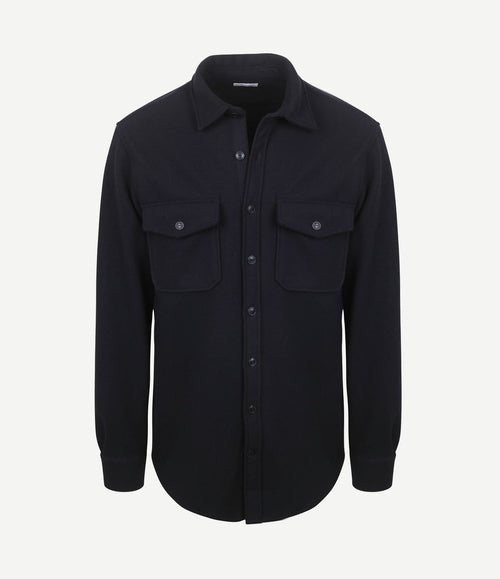 Overshirt donkerblauw