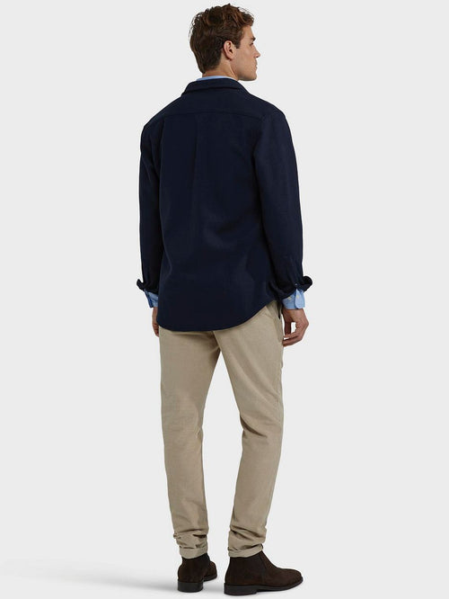 Overshirt donkerblauw