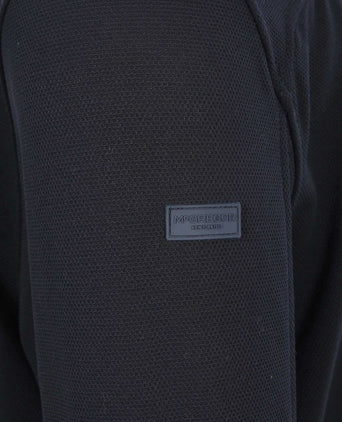 Overshirt piqué donkerblauw