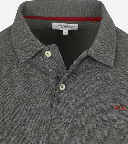McGregor piqué polo antraciet | Regular-fit