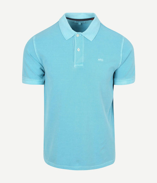McGregor piqué polo aqua blauw | Regular-fit