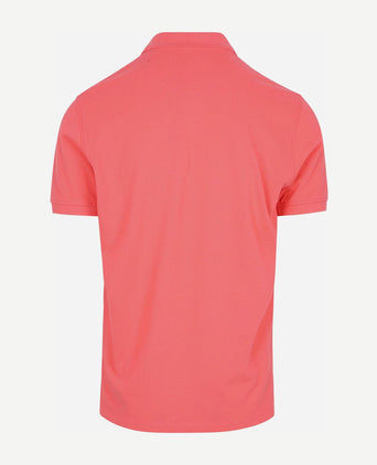 Piqué polo coral