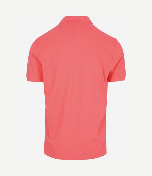 Piqué polo coral