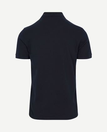 Piqué polo donkerblauw