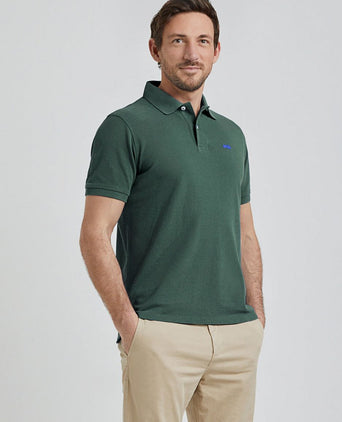 McGregor piqué polo donkergroen | Regular-fit