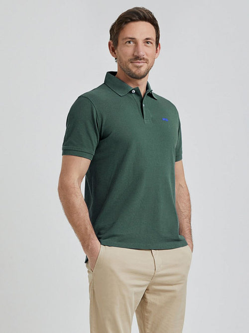 McGregor piqué polo donkergroen | Regular-fit