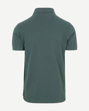 Piqué polo donkergroen