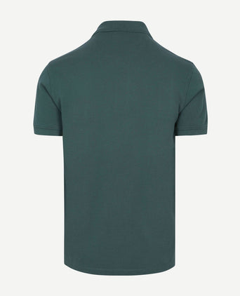 Piqué polo donkergroen