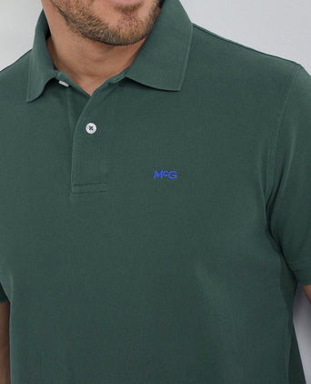 McGregor piqué polo donkergroen | Regular-fit