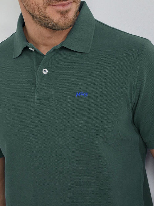 McGregor piqué polo donkergroen | Regular-fit