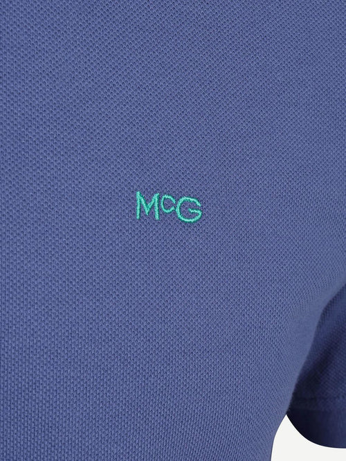 Piqué polo indigo